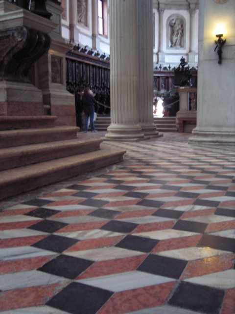 Escher floor in Church